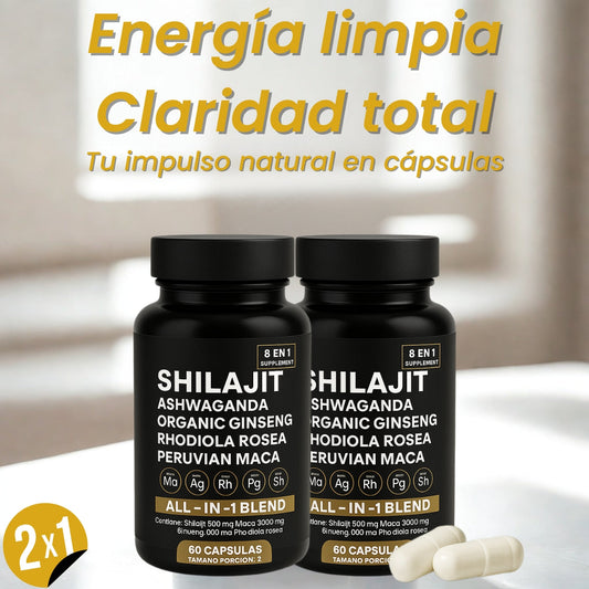 Shilajit Ashwagandha - Recarga tu vida con energía pura